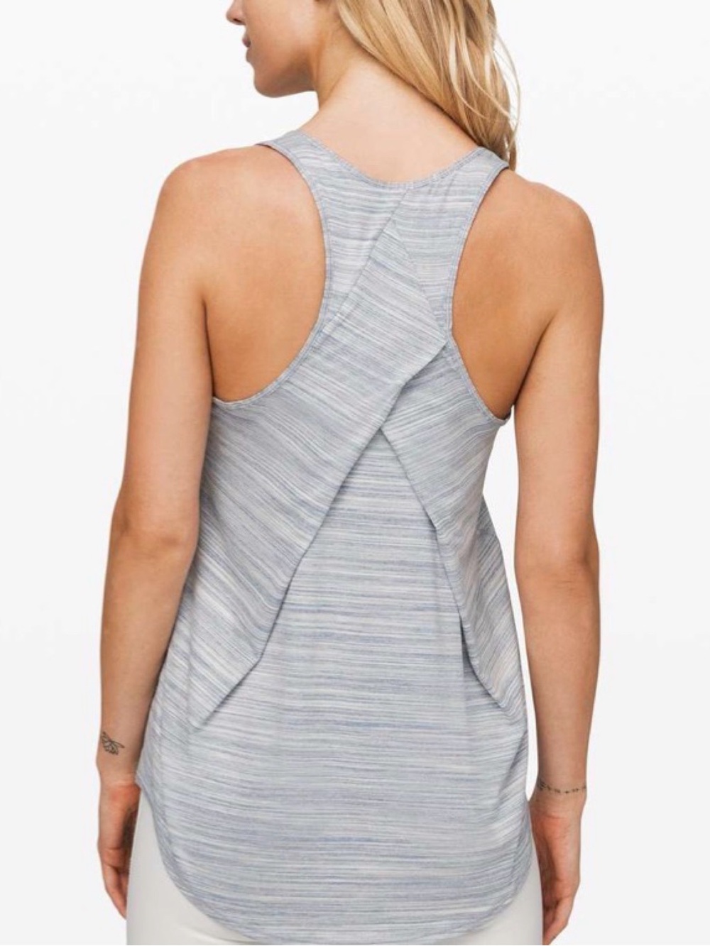 Lululemon Essential Pleated Tank Top Light Blue